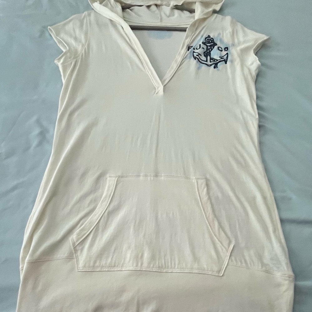 RALPH LAUREN BEACH COVERUP WITH HOODIE
